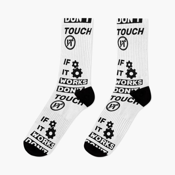 Item preview, If it works, don't touch it  - title white mono designed and sold by Warrioll.