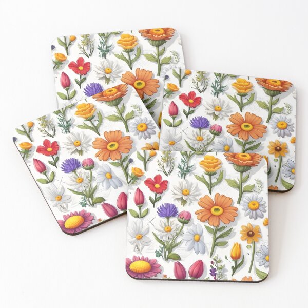 Item preview, Spring Floral Wildflowers designed and sold by PeachesMommy.