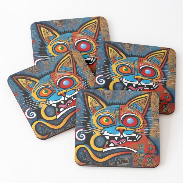 Item preview, A Quirky Cat  designed and sold by Owl-o-the-wisp.