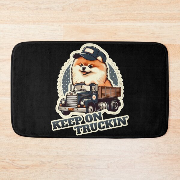 Item preview, Pomeranian truck driver designed and sold by ThisDress.