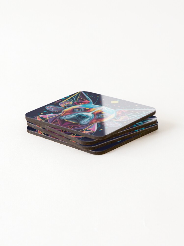 Thumbnail 4 of 5, Coasters (Set of 4), Abstract Amstaff designed and sold by InNeRoDa.