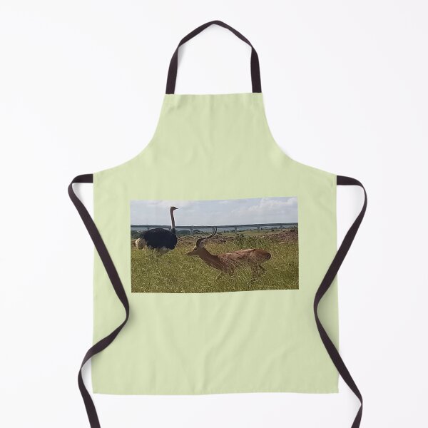 Item preview, The Ostrich abd Gazelle in the Wild designed and sold by annenambiro.