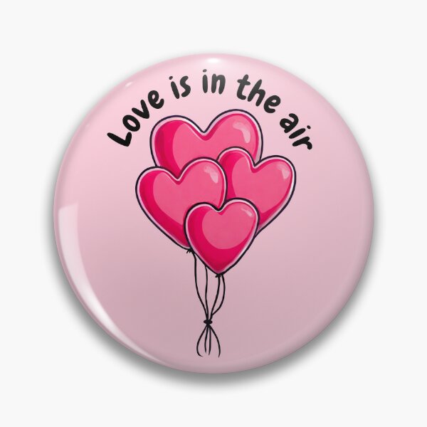 Item preview, Love Is In The Air Valentine's Balloons designed and sold by PixelsNonstop.