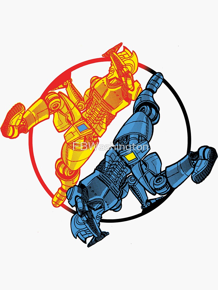 Thumbnail 3 of 3, Sticker, Robo Jammin One designed and sold by FBWashington.