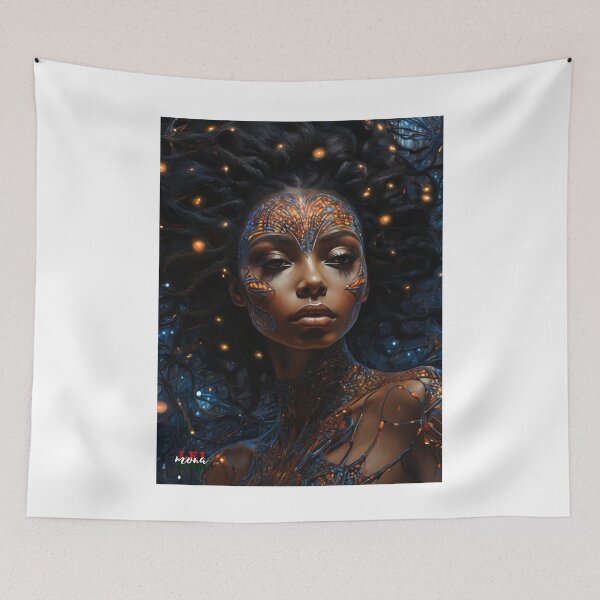 Item preview, African Artificial Intelligence; Fantasy Art; designed and sold by Mona-Leilah.