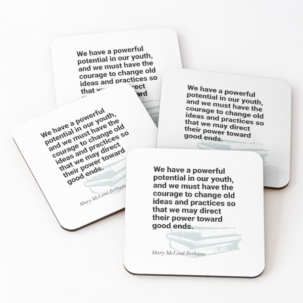 Item preview, Mary McLeod Bethune designed and sold by HumanQuoteLand.