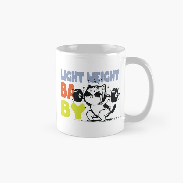 Item preview, Light Weight Baby | barbell cat | powerlifting puss | bodybuilding kitten | Powerlifting Girl		 designed and sold by themichetti.