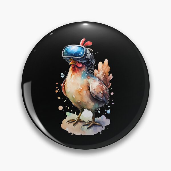 Item preview, Chicken in VR goggles designed and sold by m-y-A-I-A-R-T-.