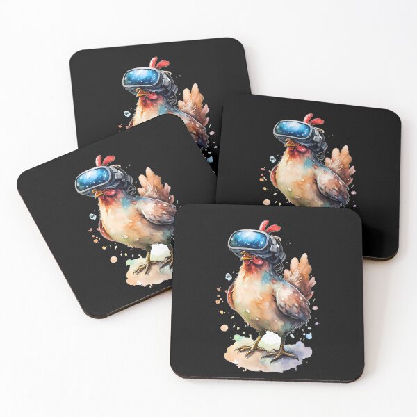 Item preview, Chicken in VR goggles designed and sold by M-Y-A-R-T-.