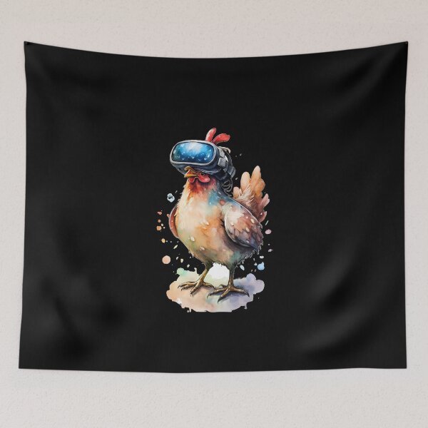 Item preview, Chicken in VR goggles designed and sold by m-y-A-I-A-R-T-.