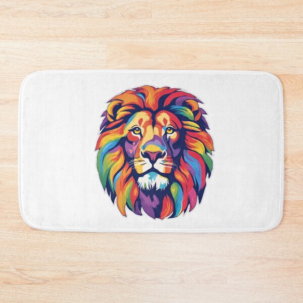 Item preview, Lion Head with vibrant colours designed and sold by WHDProduction45.
