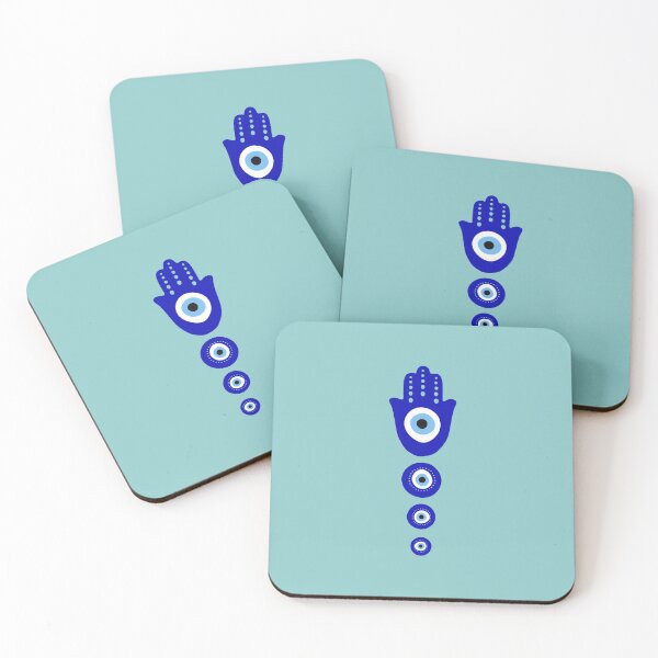 Item preview, The Evil Eye, symbol of protection, blue designed and sold by AlfabetDesign.