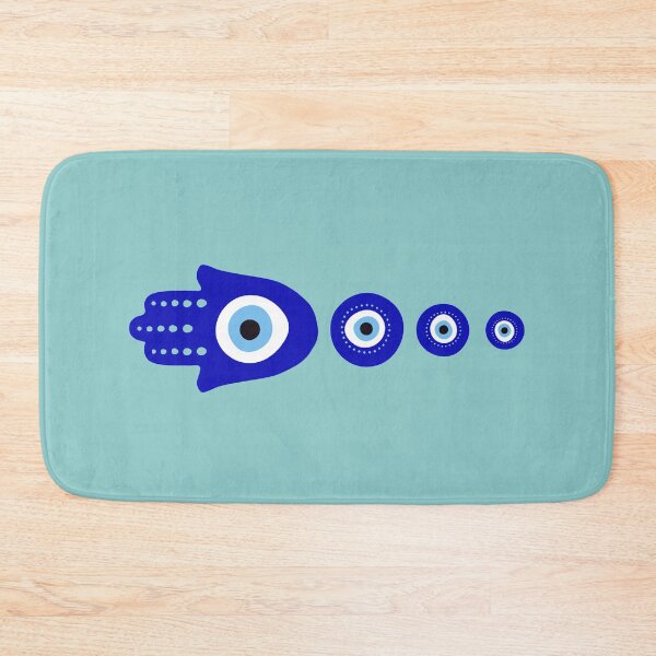 Item preview, The Evil Eye, symbol of protection, blue designed and sold by AlfabetDesign.