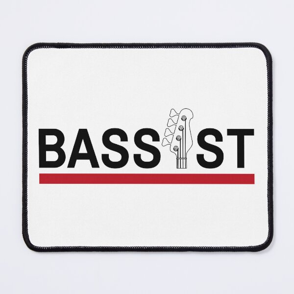 Item preview, The Bassist white, electric bass, bass player designed and sold by Yes-Monkey.