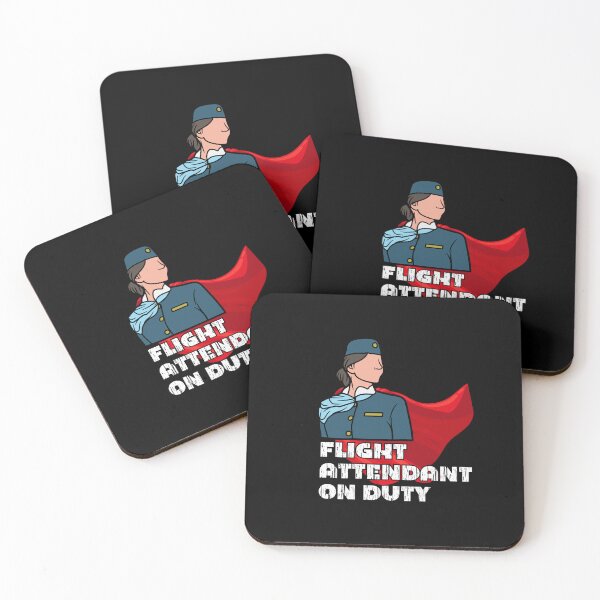 Item preview, Flight Attendant On Duty designed and sold by PurrfectJourney.