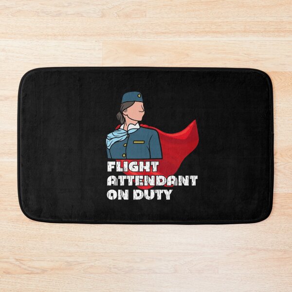Item preview, Flight Attendant On Duty designed and sold by PurrfectJourney.