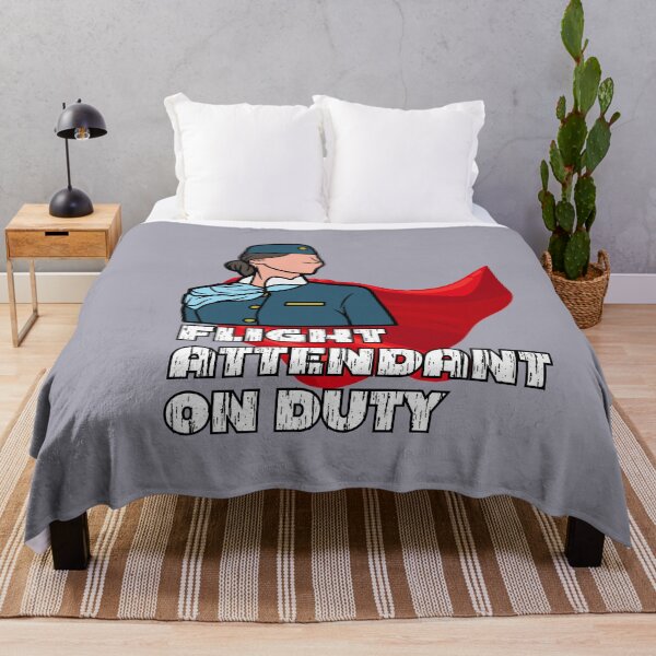 Item preview, Flight Attendant On Duty designed and sold by PurrfectJourney.