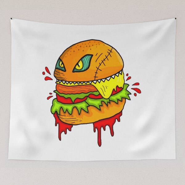 Item preview, Burger  monster designed and sold by Aiyinyangart.