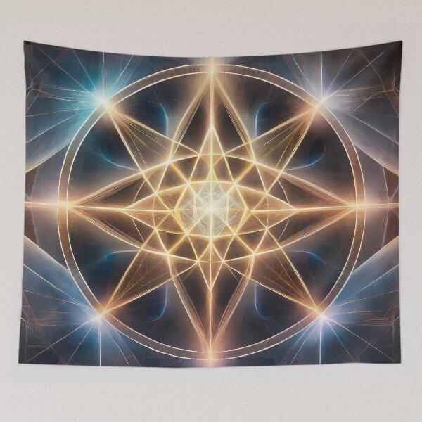 Item preview, Star Ship | Psy Web Mandala | Geometric Universe designed and sold by monkeybusiness.pt.