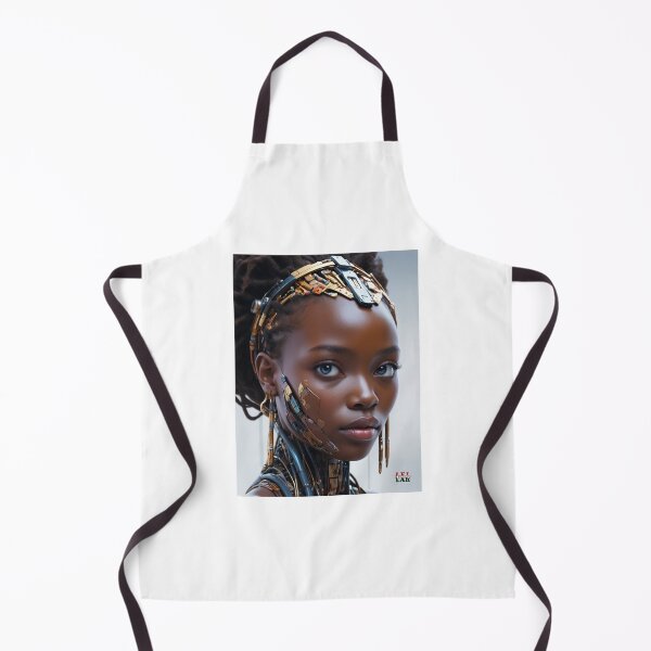 Item preview, African Cyber Woman; Futuristic Fantasy Art; designed and sold by Mona-Leilah.
