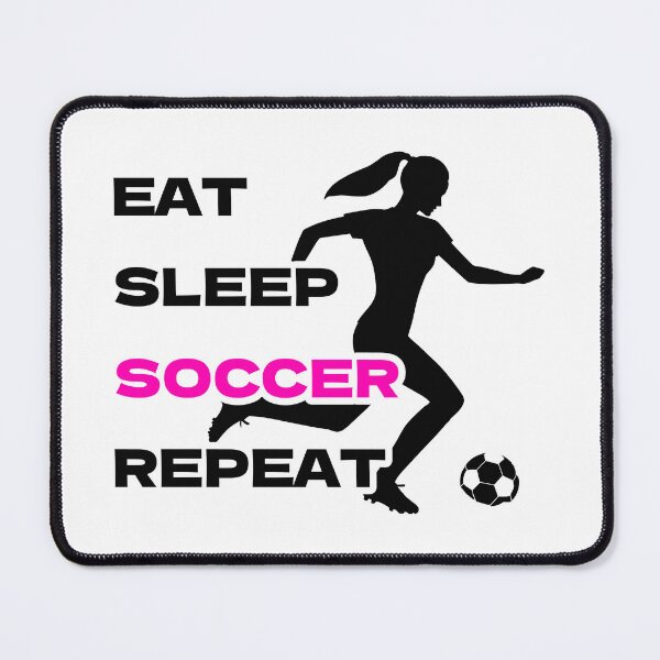 Item preview, Eat Sleep Soccer Repeat Women Soccer designed and sold by TKsTees.