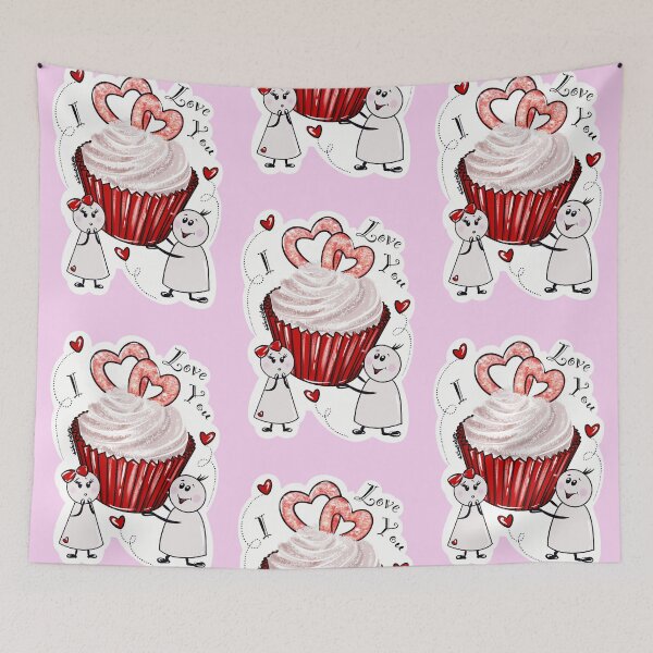 Item preview, Love and cupcake designed and sold by wwwariatka.