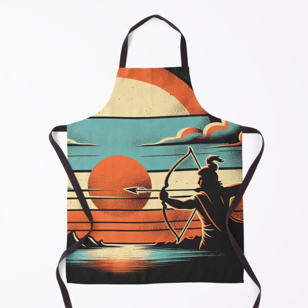 Item preview, Rama Shooting Arrow Vintage Sunset Empowering Yoga Meditation designed and sold by DEEZAYN.