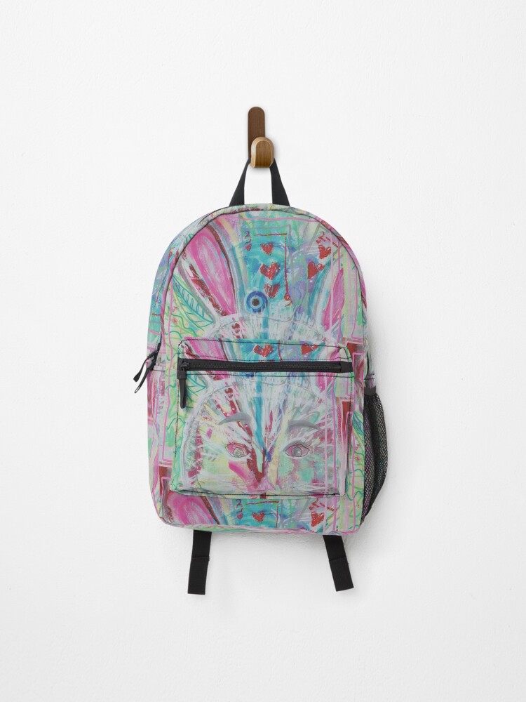 Thumbnail 1 of 3, Backpack, Tricky Rabbit designed and sold by bipolarvirgoart.