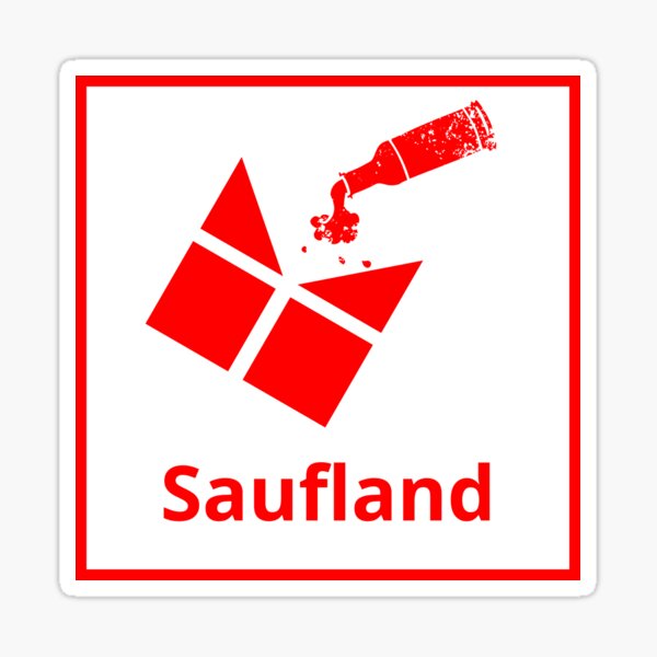 Item preview, Saufland/Kaufland party design, joke, logo, designed and sold by ForYou2Wear.