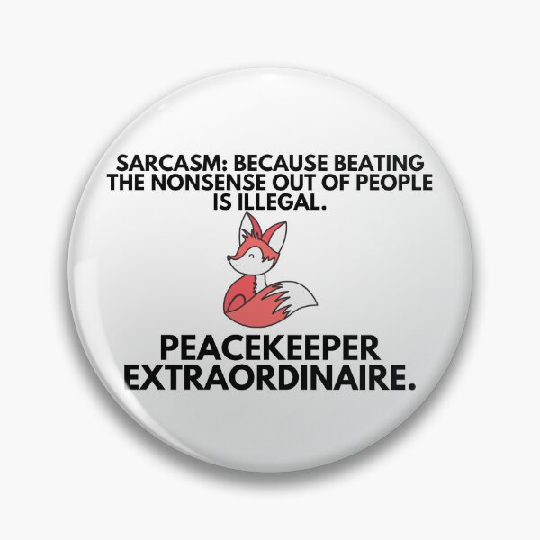 Item preview, Peaceful Sarcasm Fox designed and sold by A D Thomas.