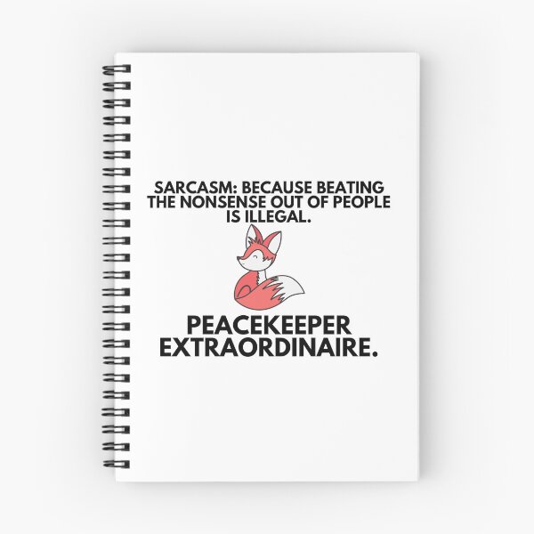 Item preview, Peaceful Sarcasm Fox designed and sold by A D Thomas.