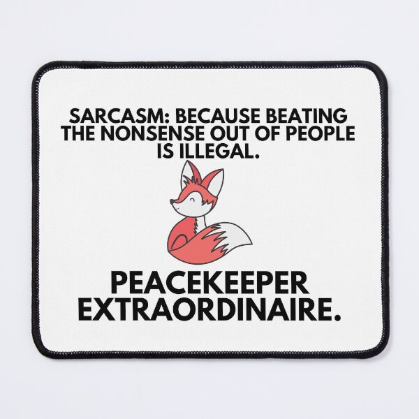 Item preview, Peaceful Sarcasm Fox designed and sold by A D Thomas.