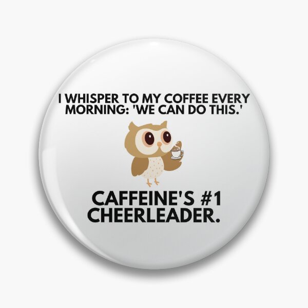 Item preview, Caffeine Whisperer Owl designed and sold by A D Thomas.