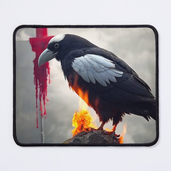 Item preview, The bloody fire raven designed and sold by WhiteCrow68.