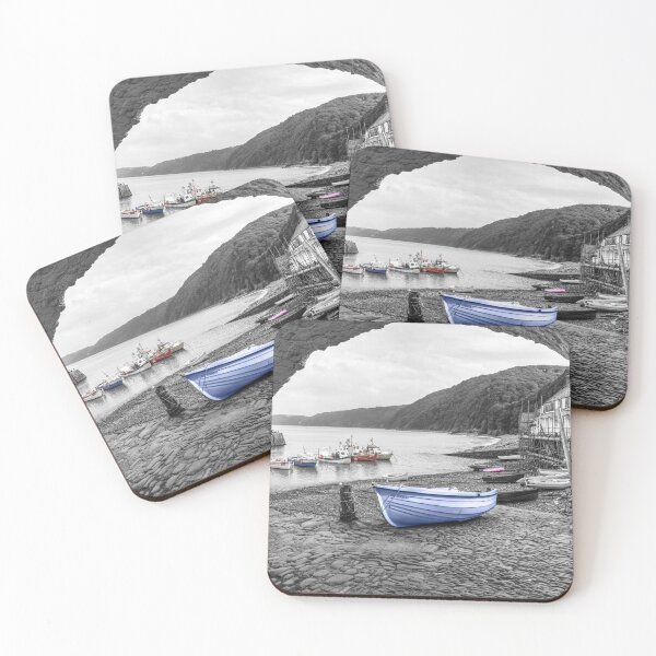 Item preview, Clovelly Fishing Boats, Devon, England, Selective Colour designed and sold by Paul Thompson Photography.