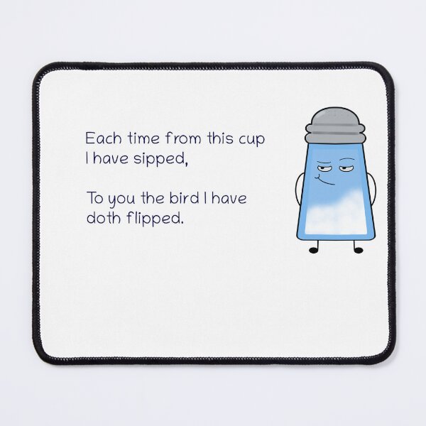 Item preview, Copy of Funny Poem Salty Couplet “Bird” designed and sold by saltycouplets.