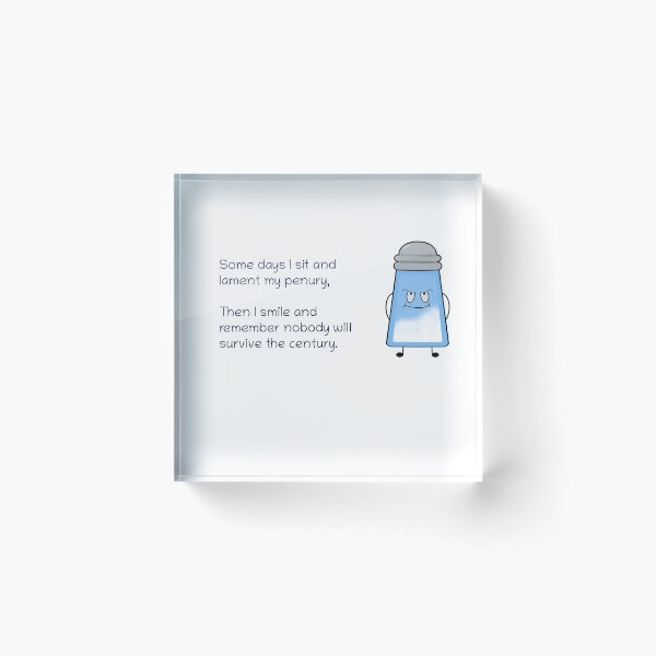 Item preview, Funny Poem Salty Couplet “Lament”  designed and sold by saltycouplets.