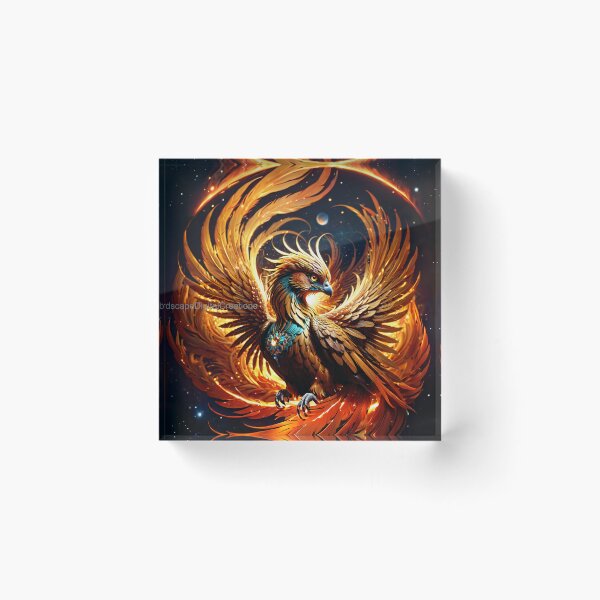 Item preview, Burning Phoenix designed and sold by NerdscapeDC.