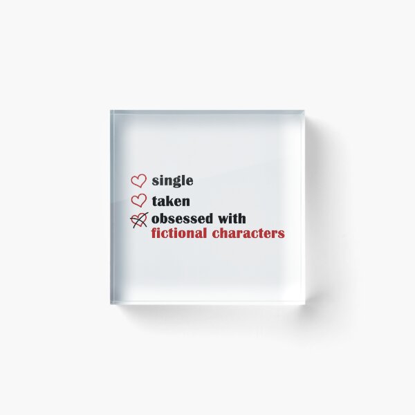 Item preview, Single Taken Obsessed with fictional characters designed and sold by EmeraldeaArt.