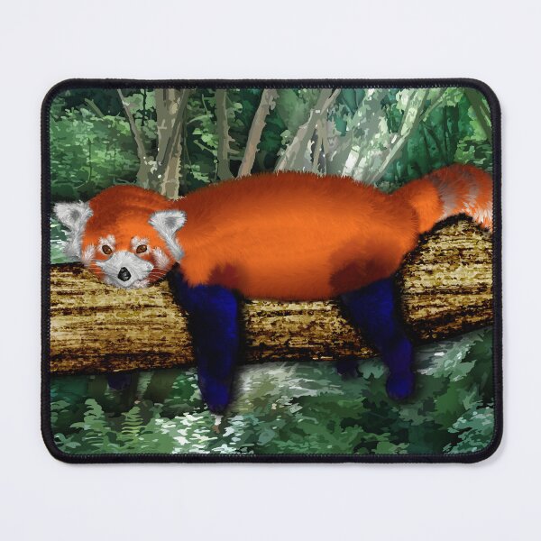 Item preview, Panda rojo soñoliento designed and sold by Polymorpho.