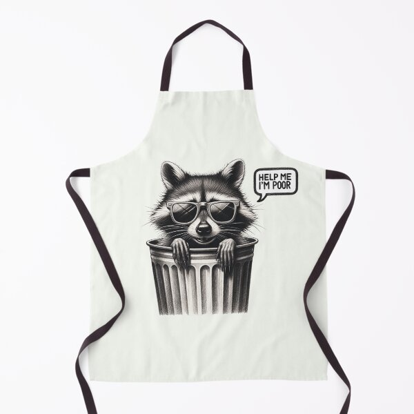 Item preview, Hipster Trash Panda - Raccoon in Sunglasses Artwork designed and sold by RuyaFab.