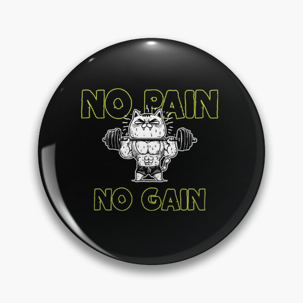Item preview, NO pain  no gain | steroid bodybuilding cat | buff cat meme | deadlifter | cathletic designed and sold by themichetti.