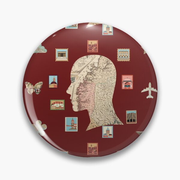 Item preview, The world in a head designed and sold by Sam & Fam.