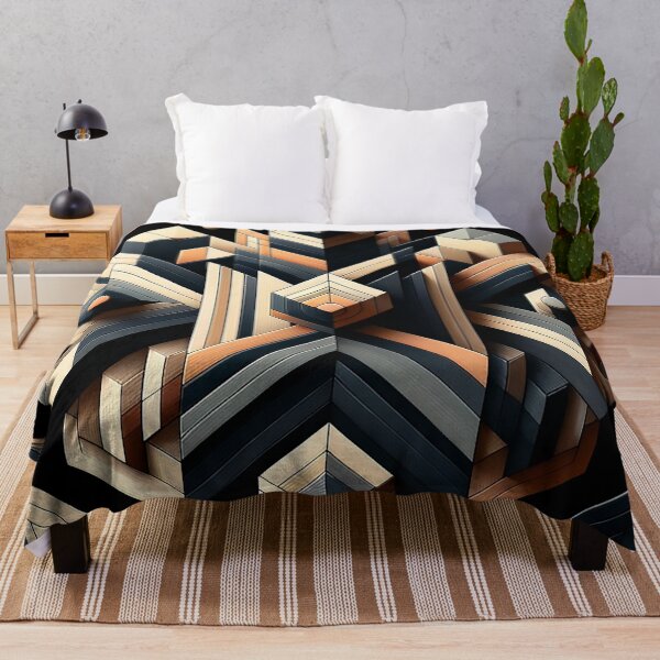 Item preview, Abstract Geometry in Wood Tones designed and sold by johnnycreidy.