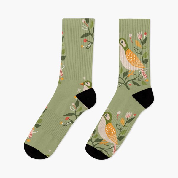 Item preview, Spring bird 01 in green designed and sold by Miss-Belle.