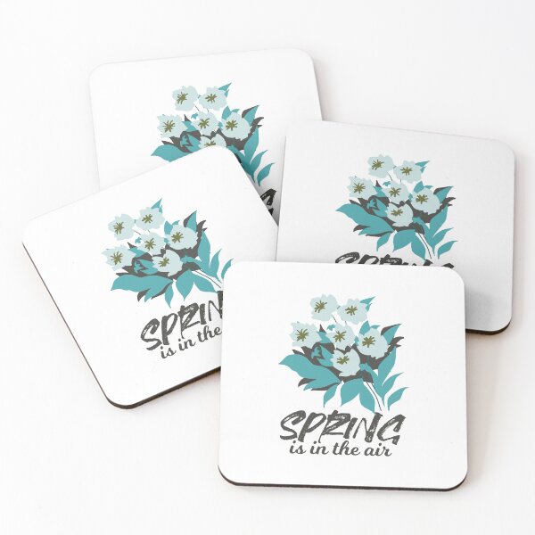 Item preview, Spring Bouquet Charm - Spring is in the Air Floral Typography designed and sold by FlinArt.