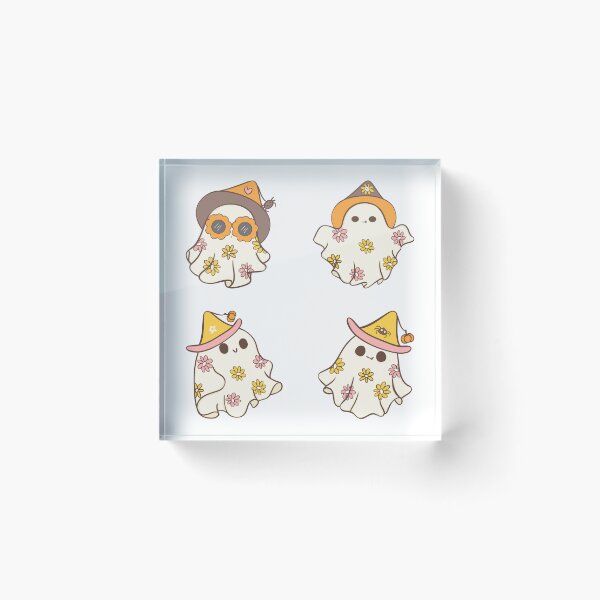 Item preview, Funny Floral Halloween Ghost Pack designed and sold by azy2shop.