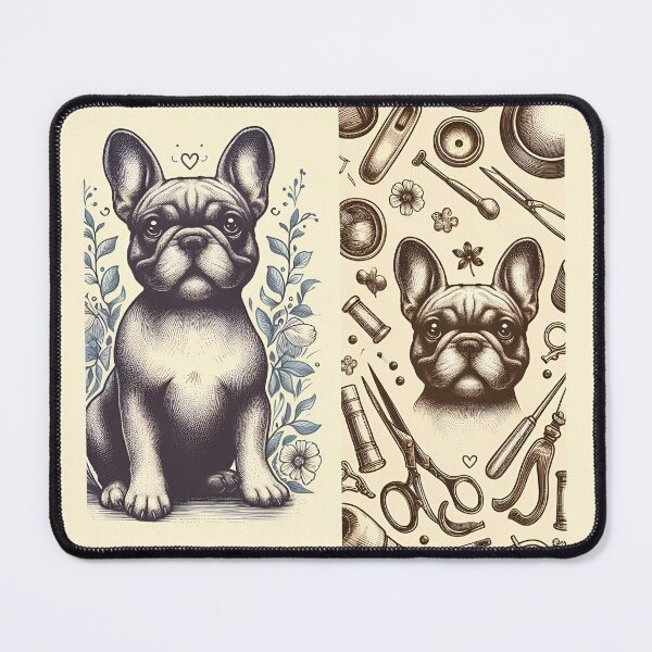 Item preview, Vintage French Bulldog Art designed and sold by PawspectCreate.