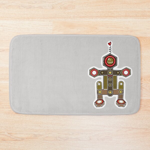 Item preview, Robot in love grey designed and sold by wwwariatka.