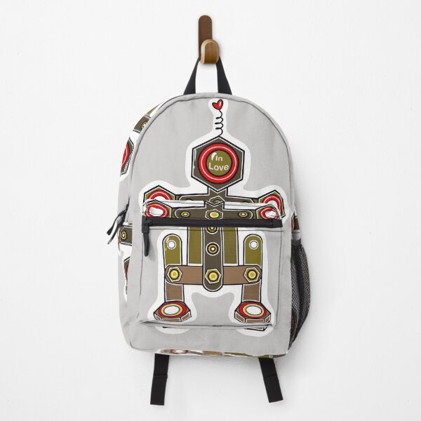 Item preview, Robot in love grey designed and sold by wwwariatka.